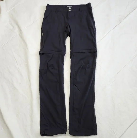 Columbia Size 4 Omnishield Black Convertible Pants - Picture 5 of 9